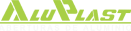 Logo de Aluplast, fabricante de aberturas de aluminio