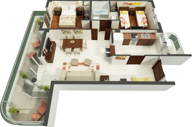 Departamentos 3 ambientes